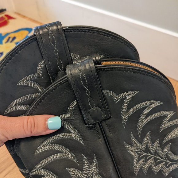 Men's Tony Lama Segar black boot #7900 - Picture 8 of 11